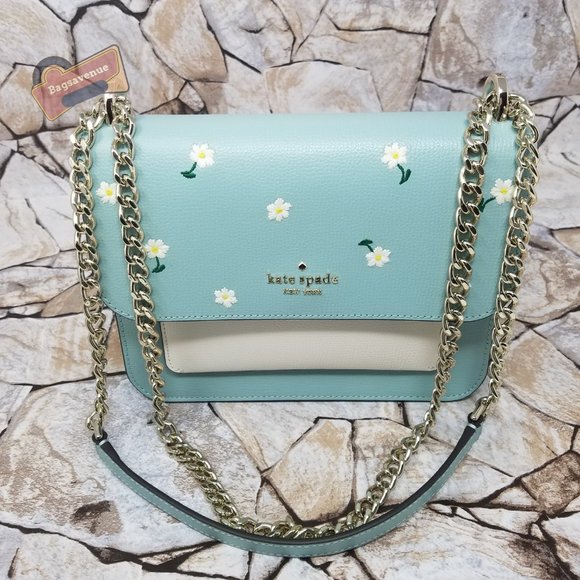 #bagsavenue fast ship purse Remi Daisy Embroidered Chain Crossbody kate spade - Picture 11 of 11